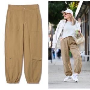 Cabi Galaxy Cargo Pants Women’s Size Extra Small #6480 Cropped Tan Pockets